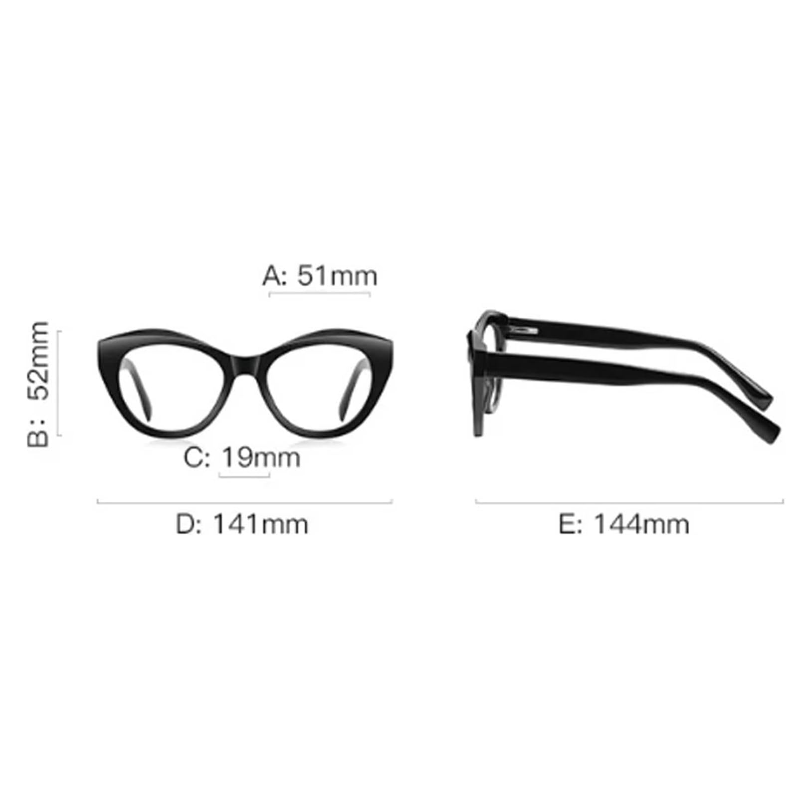 Damskie oprawki okularów gradientowy kolor kocie oko oprawka zawias tytanowa oprawka do okularów przezroczysta oprawka okularów