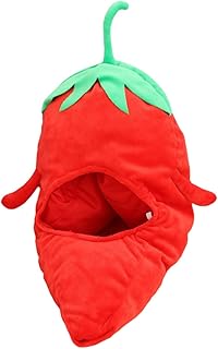 PHENOFICE Adorable Gorro De Para Disfrazarse Accesorios De Actuación Gorro Cálido De Color Rojo