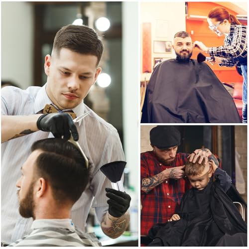 2 Stück Profi Nackenpinsel Set, Friseur Bürste, Friseur Pinsel, Haarpinsel, Soft Barbierbürste für Reinigung gebrochener Haare am Hals, Friseurzubehör für Salon Heimgebrauch, Langlebiges Barber Pinsel