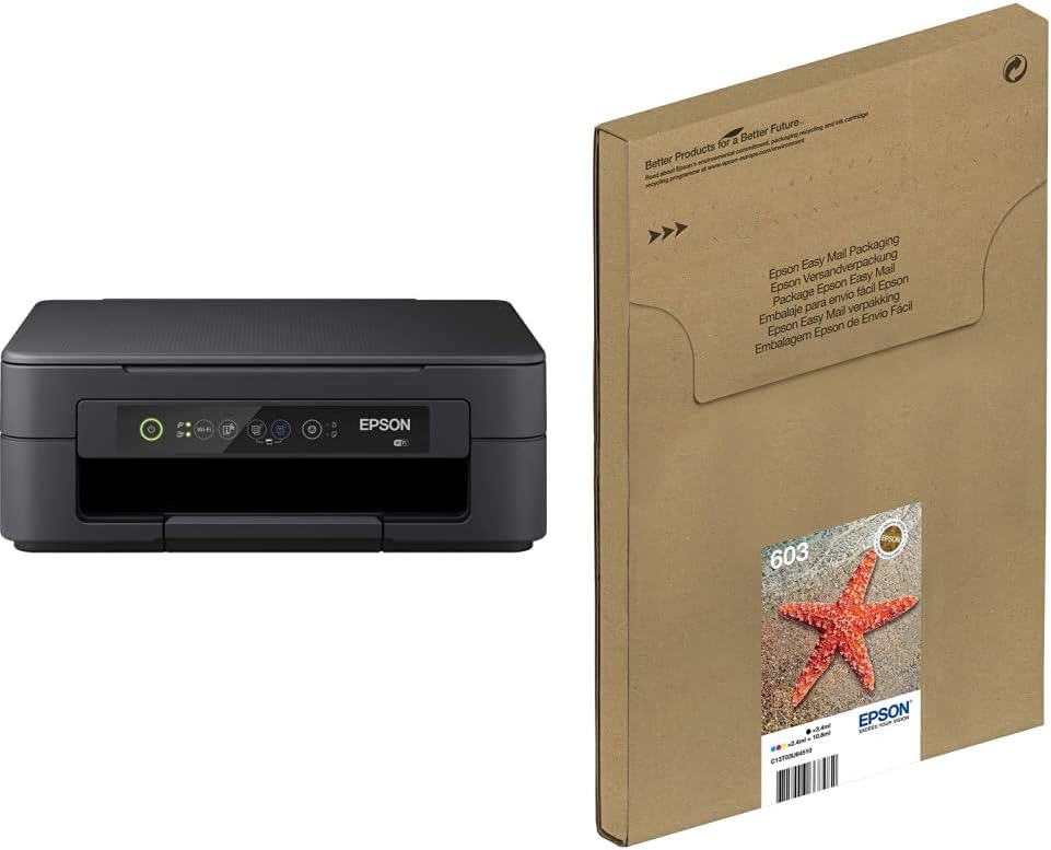 Epson Expression Home XP-3100 Print/Scan/Copy Wi-Fi Printer, Black with ...