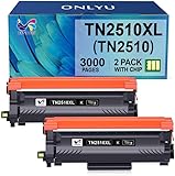 ONLYU TN2510 TN2510XL Toner TN 2510XL TN-2510 XL Kompatibel mit Brother HL-L2400DWE HL-L2400DW HL-L2445DW DCP-L2627DWE MFC-L2800DW DCP-L2660DW DCP-L2665DW MFC-L2827DWXL MFC-L2860DWE (2 Schwarz)