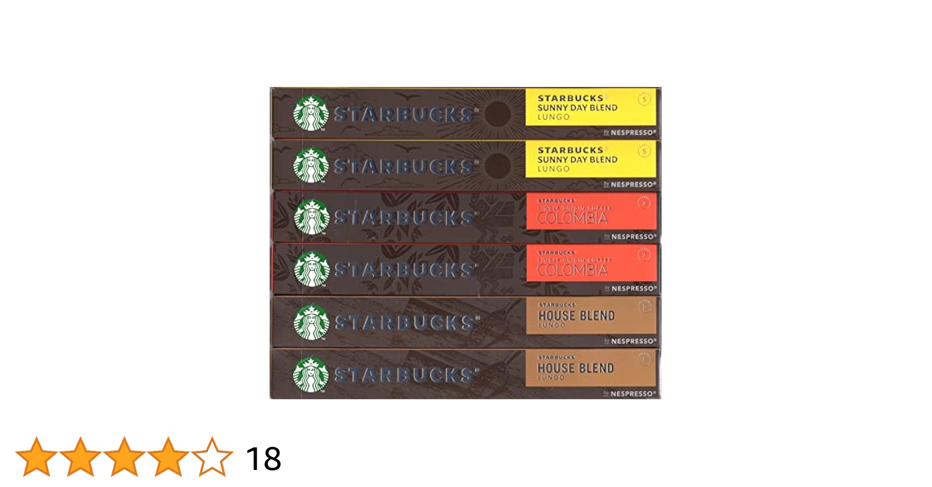スターバックス　ネスプレッソ専用カプセルアソート　100杯分 stbara3.jpg