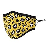 ▶ MASQUE FACIAL RÉGLABLE: conçu avec un mécanisme de boucle d'oreille élastique extensible pour éviter la sensation d'oppression. Boucles d'oreille élastiques à nouer pour assurer un ajustement confortable et sécurisé. Confort de port doux qui ne blessera pas vos oreilles même si vous le portez pendant longtemps. Les masques lavables vous protègent tout en vous donnant une apparence très élégante et belle