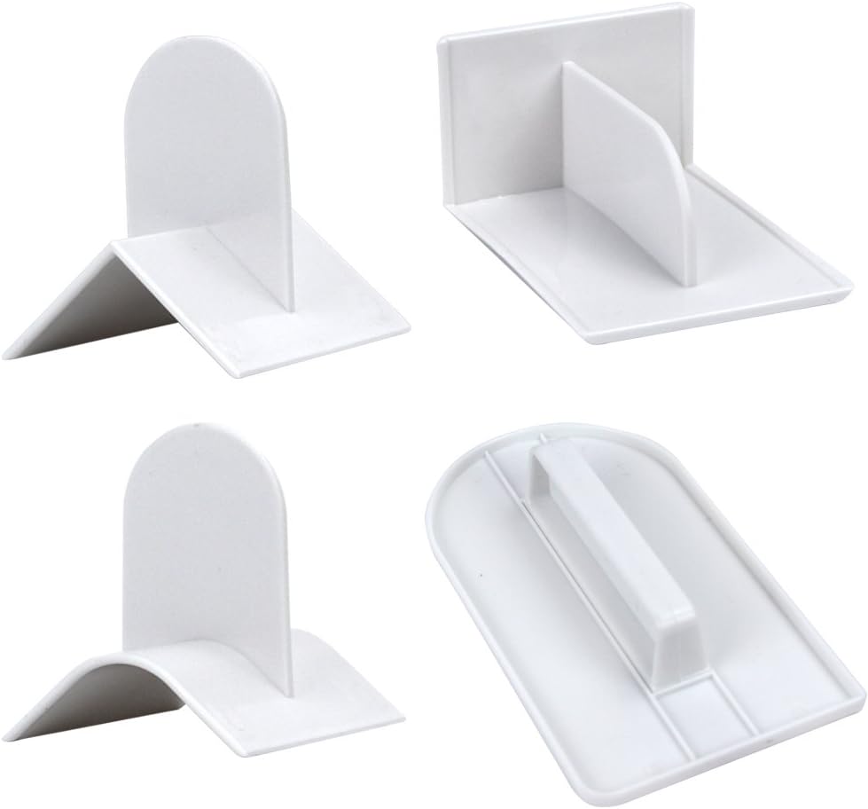 Tomnk 4PCS Fondant Smoother 4 Different Fondant Smoothing Tool Cake Decorate Smoother Set