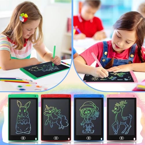 Image of LCD Writing Tablet 16 inches Paperless Memo Digital Tablet Pad for Writing /Drawing /Scribble Board /Erasable Doodle Pad for Educational Toy for Kids 16 inch Multicolour (16-inch)