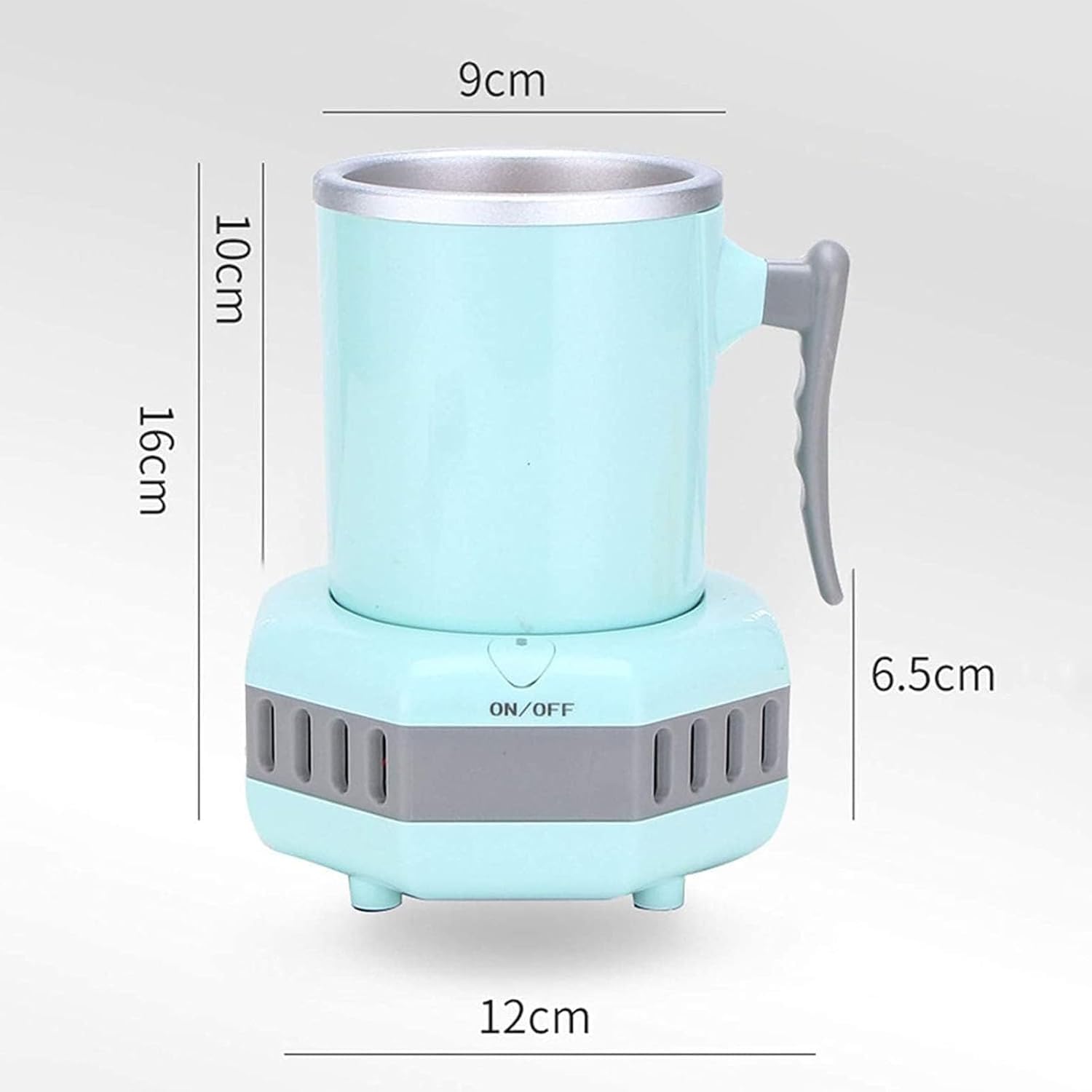 Mini Smart Beverage Cup, Smart Cold Beverage Machine, Quick Car Ice Maker Ice Machine, Portable Countertop Small Ice Maker Machine For Home Camp Party(Blue) on Fridge.com - View 5