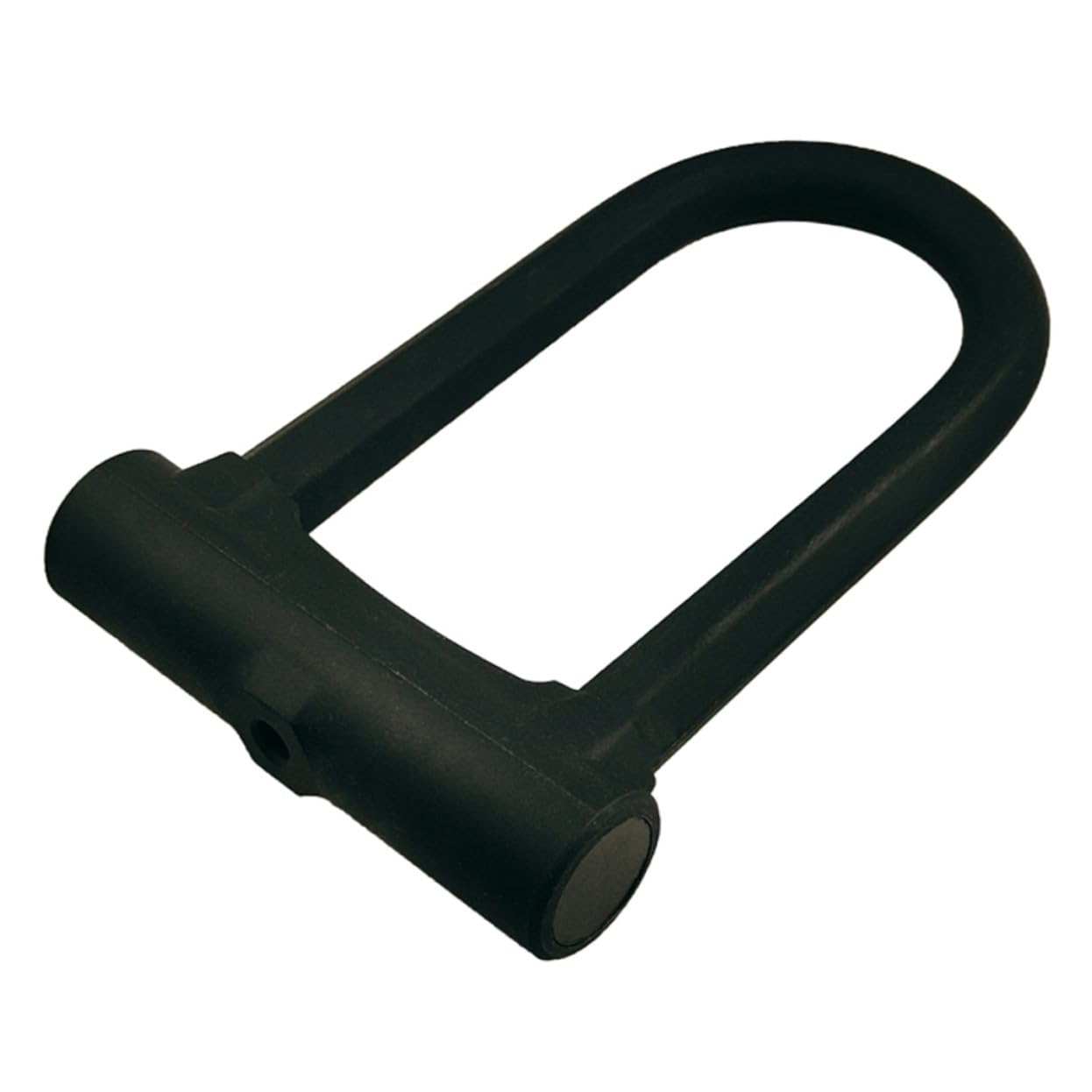 Lucchetto a U per Bici e Mountain Bike, Antifurto Portatile Nero | Plastica e Metallo, Apertura Manuale Chiave, Facile da Riporre, Uso Outdoor