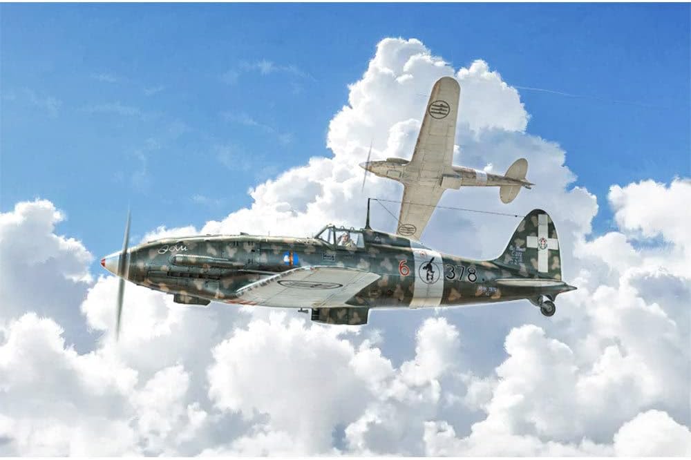 Italeri 1439S – 1:72 Mc 202 Folgore, Building, Stand Model Making, Crafts, Hobby, Gluing, Plastic Construction Kit, Detailed, Multicoloured