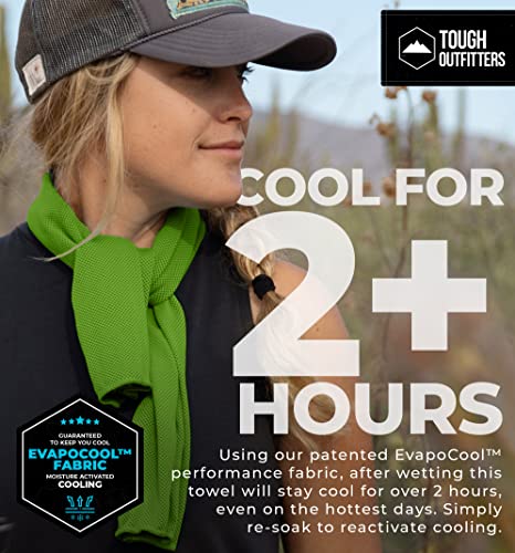 Cooling Towels - Ice Towel, Sweat Towel, Cooling Towels For Neck & Face & Cooling Neck Wraps For Summer Heat - Neck Cooler For Quick Cool Down For Gym, Running, Golf, Yoga & Sports #TOP1