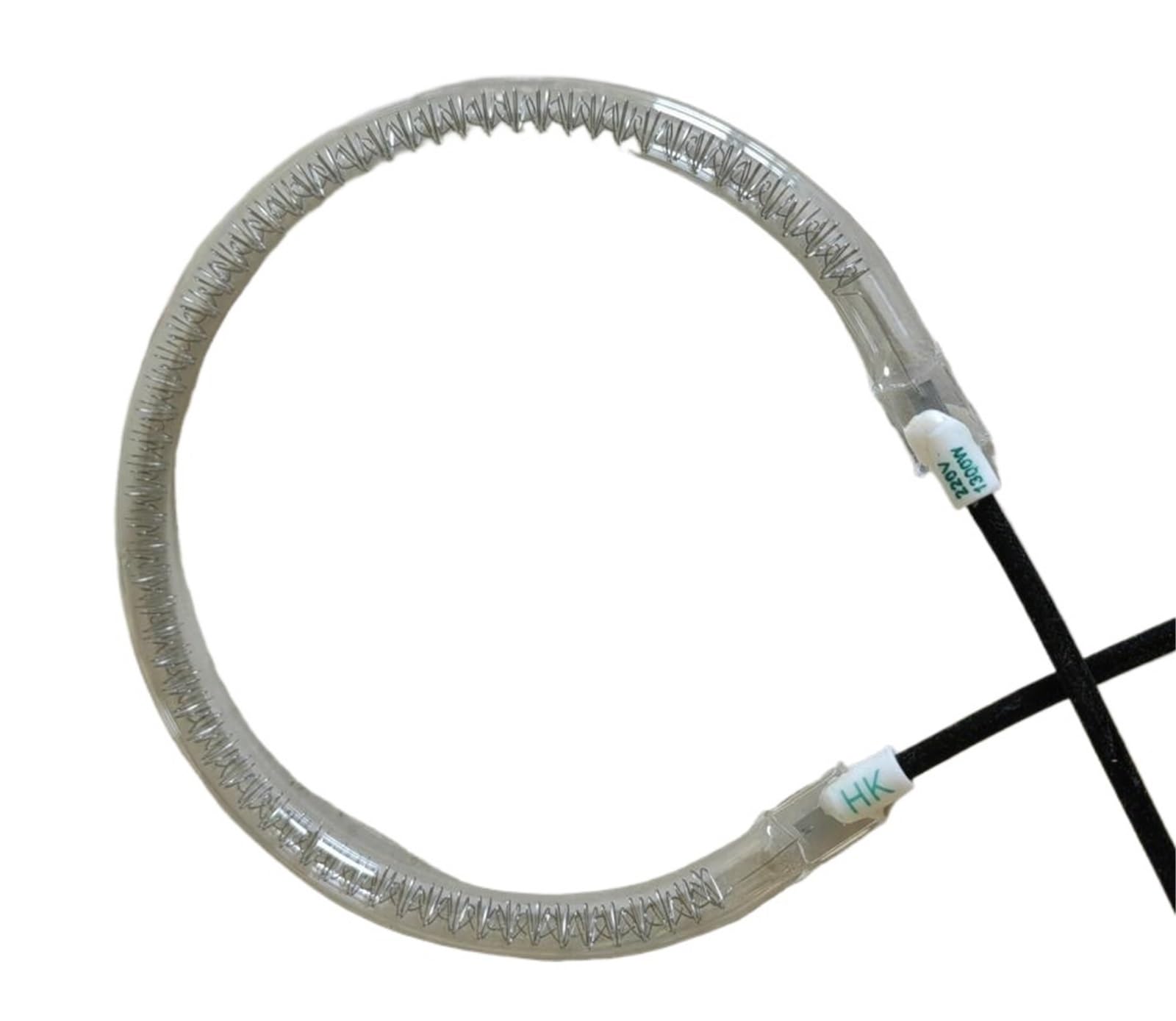 Ofenteile, 220 V, 1300 W, 14 cm Durchmesser, ringförmiges, rundes Halogen-Heizrohr, 1 cm