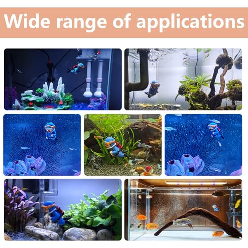 Image of 3 PCS Floating Fish Tank Decorations | Cute Diver Aquarium Decorations | Aquarium Decorations Accessories | for All Kinds of Fish Tanks