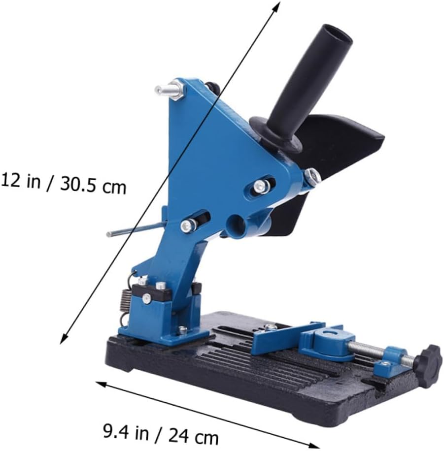 Angle Grinder Stand and Angle Holding Bracket Multipurpose Cutting Machine Base with Desktop Rack for Grinding and Cutting Tools