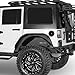 Hooke Road JK Aluminum Front Rear Inner Fender Liners for 2007-2018 Jeep Wrangler JK 2/4 Doors, Splash Mud Guard Wheel Well Liner Covers - 4PCS Set