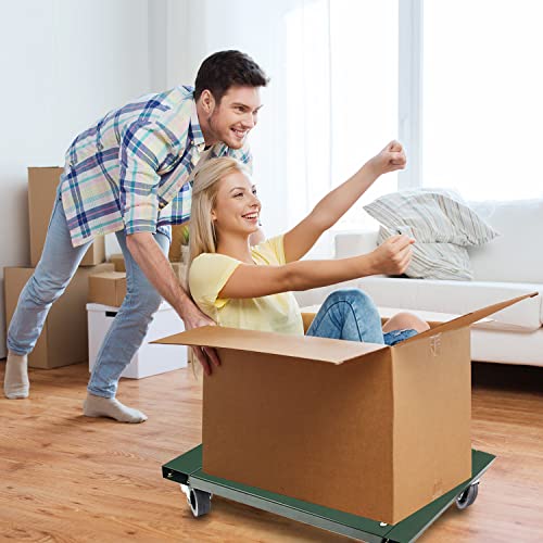 Regis 1000 Lbs. Capacity 18 In. X 12In. Metal Furniture Moving Dolly,Easy To Assemble Smooth Rolling Metal Dollie,Better Then The Cheap Wood Dollys (Green) #TOP5
