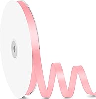 Vista 26 de Cinta de satén de 5/8" x 100 yardas - Cinta de seda naranja otoñal con carrete - Ideal para envolver regalos, ramos florales, manualidades