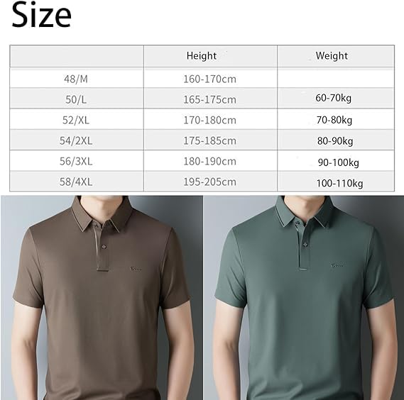 Shirts for Men, Polo Shirt, Fashion Casual Golf Shirts, Slim Fit Short Sleeve Button Polo (4XL,04)
