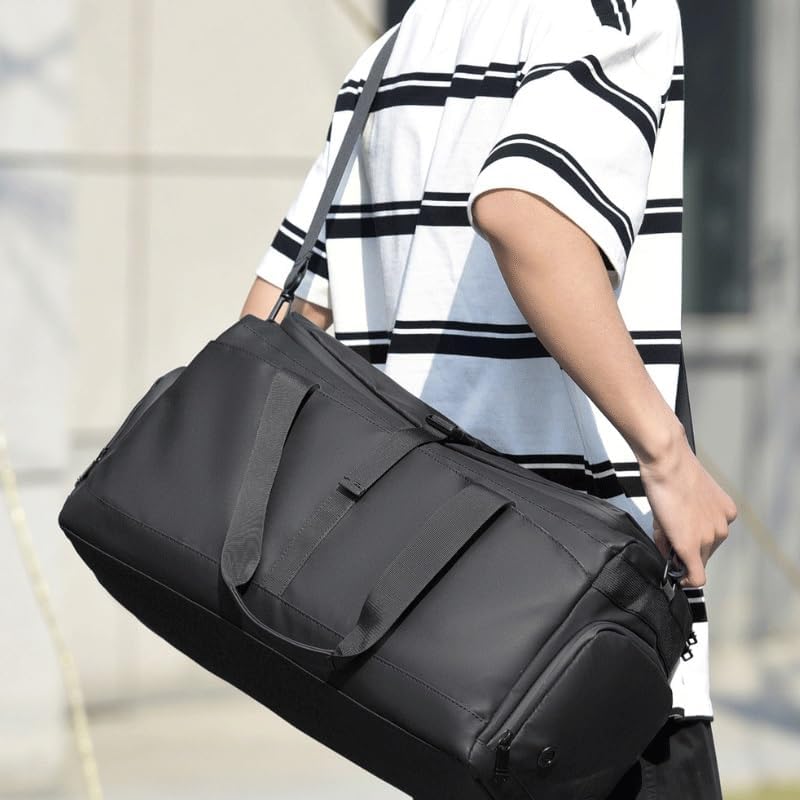 Men's Travel Bag Single Shoulder Sports Fitness Large Capacity Business Handbag