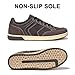 Mofri Men's Fashion Sneakers Casual Shoes for Men Classic Retro Sneakers Dress Business Comfortable Breathable Office Walking Shoes(Brown,11)