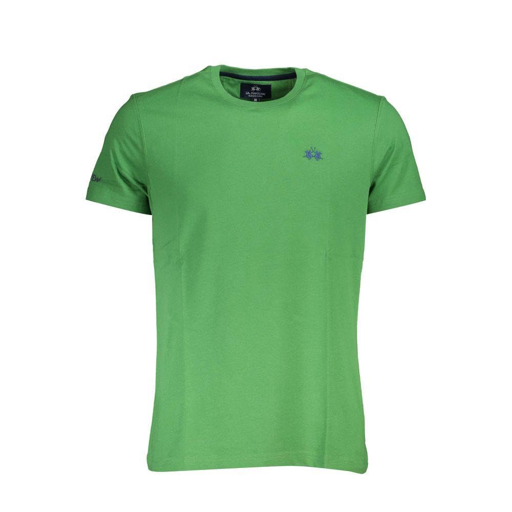 La Martina Mens Green Cotton T-Shirt, green, L