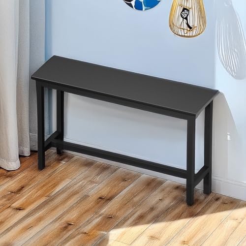 Mesa de pub alta resistente con patas de metal para comedor 2