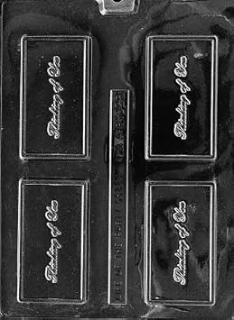 Cybrtrayd Life of the Party BC028 Thinking of You Business Card Chocolate Candy Mold in Sealed Protective Poly Bag Imprinted with Copyrighted Cybrtrayd Molding Instructions