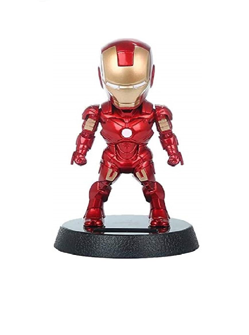 PINAKA Solar Iron Man Bobblehead Action Figure Bobble Head Toy Car Mount Figurine (B0CM6STYZF) Amazon Price History, Amazon Price Tracker