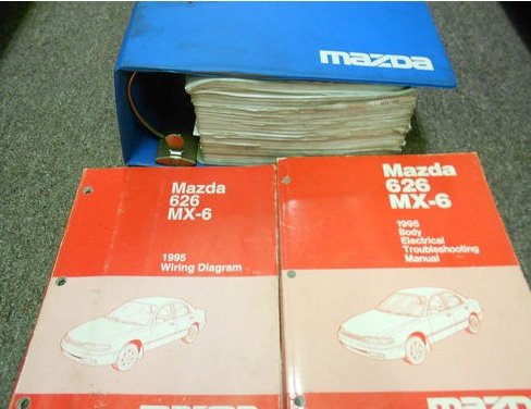 1995 Mazda 626 MX-6 MX6 Service Repair Shop Manual SET FACTORY OEM BOOK