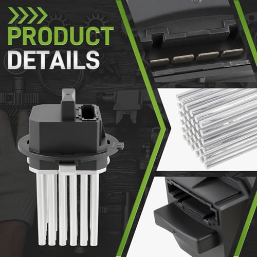 Image of 2048707710 A /C HVAC Heater Blower Motor Resistor Compatible with Mercedes-Benz C230 2008-2009 Compatible with C300 2008-2010 Compatible with SLS AMG 2011-2015 Compatible with C63 AMG 2008-2010