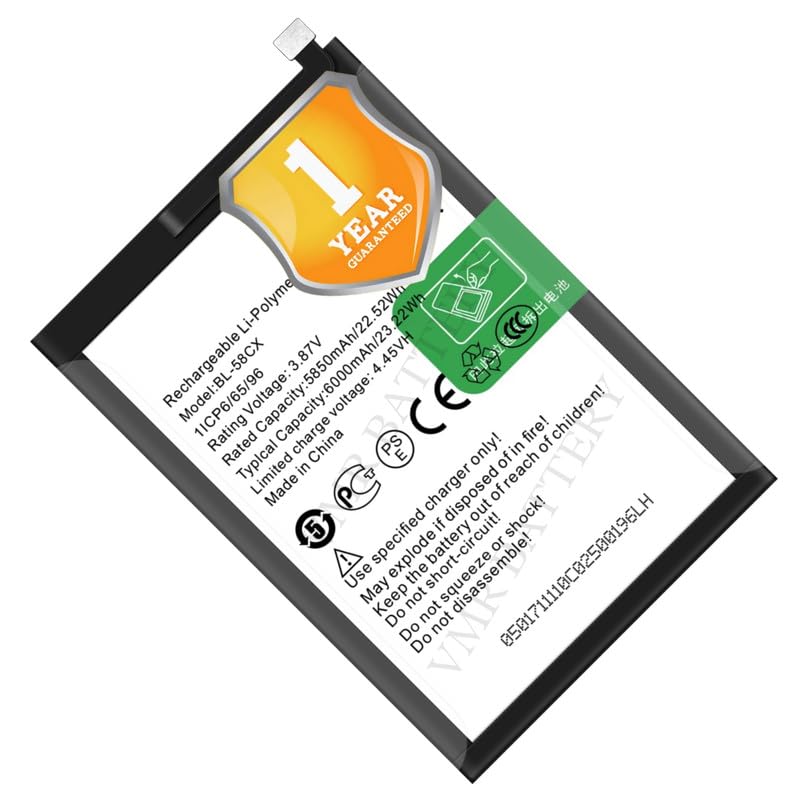 Image of Original BL-58CX Battery Compatible for Infinix Hot 10i - (4000mAh) - 1 Year Warranty X2