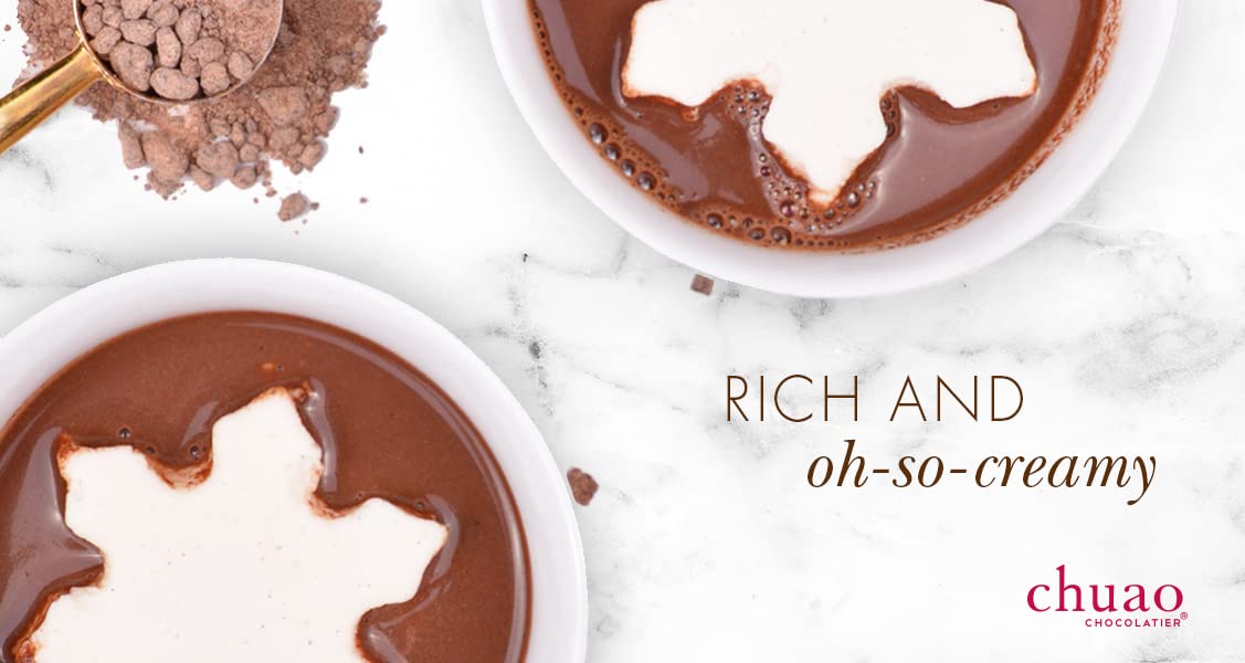 Chuao Chocolatier Deluxious Dark Bulk Drinking Chocolate | Gourmet Chocolate Hot Cocoa Artisan European No Preservatives | For Gift Baskets, Christmas, Valentines Day, Gifts for Women, Men, Birthday, Thank You, Care Package | 5 lb Bag