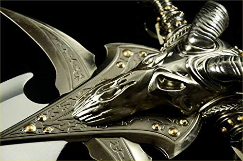 AIT Collectibles S1702 Wow LICH King Death Knights FROSTMOURNE ARTHAS Sword 1:1 Replica W/ 3D Plaque 47" - Thumbnail 3
