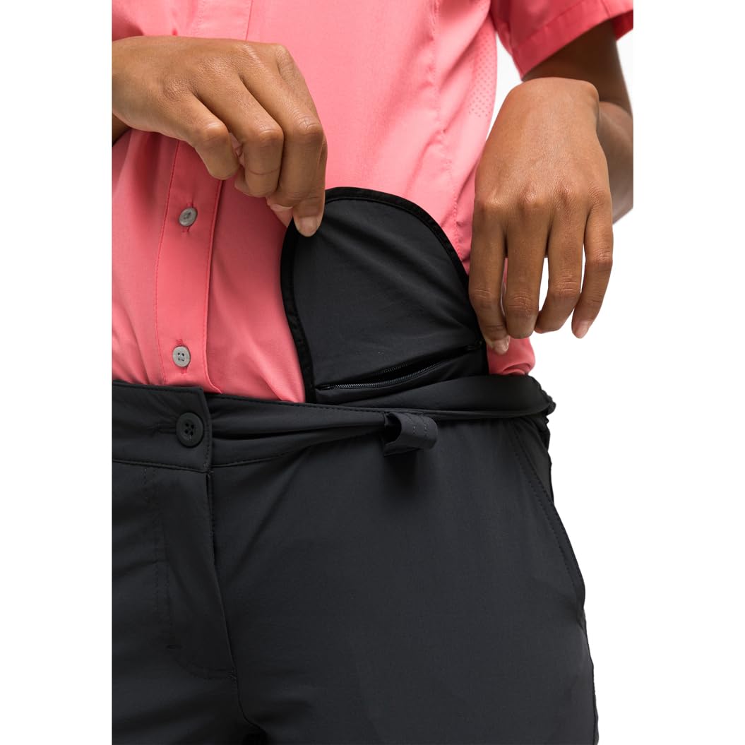 Maier Sports Inara Slim Zip, Damen Wanderhose, Wasserabweisende Hose für Trekking und Hiking, Enganliegender Schnitt, Zipp-off-Funktion, PFC-frei, mSTRETCH pro 4 & Dryprotec