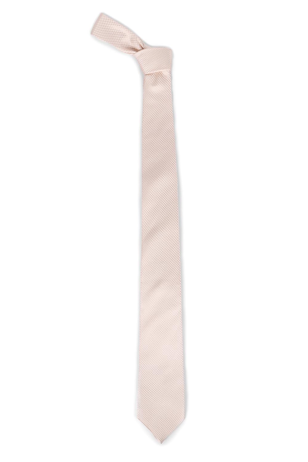 peter england Men Peach Textured Tie-picture-39