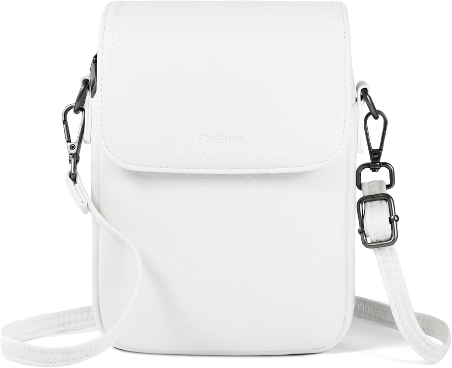 Fmeida Crossbody Bags for Women PU Leather Crossbody Purse RFID Blocking Phone Bag Small Purse