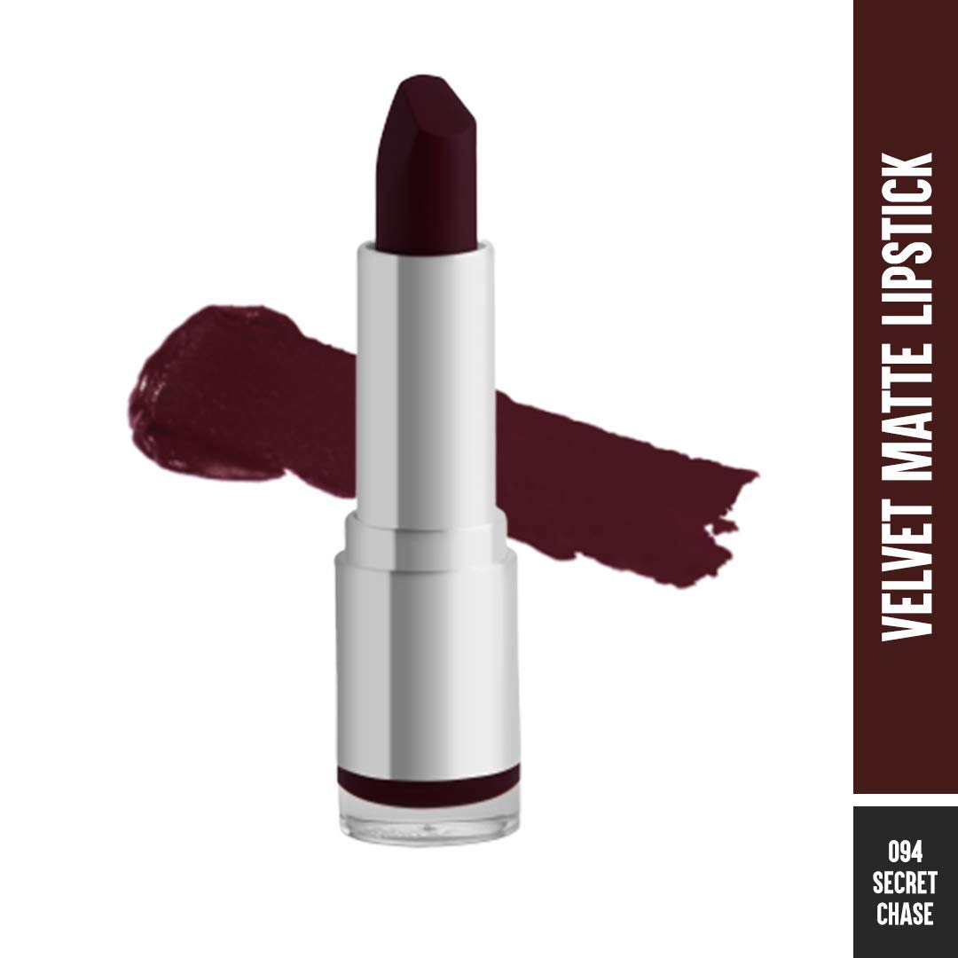 Colorbar Velvet Matte Lipstick, Secret Chase, 4.2g