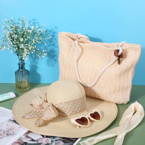 Set 5 Piezas Sombreros de Playa para Mujer miniatura 3