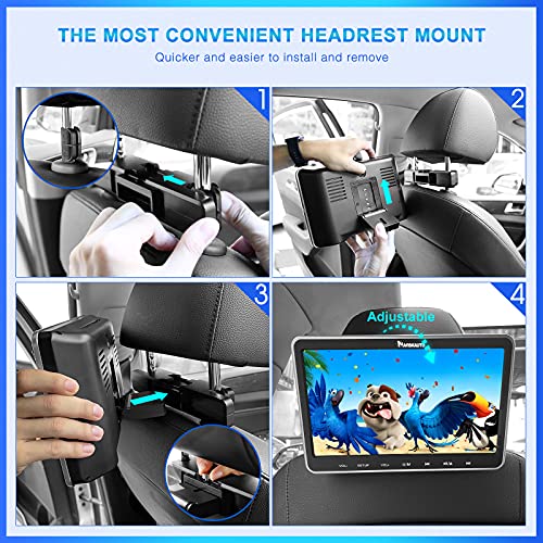 Naviskauto PD01-12002B-18A 10.1 Inch Headrest Dvd Players thumb #5
