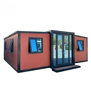 Granny Flat Verzending Draagbare 19 × 20ft Tiny Home Office Outdoor Opslag Schuur Tiny House Mobiele Uitbreidbare Huis Prefab
