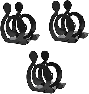 MAGICLULU 3 Peças Par De Suportes Para Livros De Metal Dvds Suportes Para Livros Para Prateleiras Suportes Para Livros De Notas Musicais Suportes Para Livros Antiderrapantes Prateleiras
