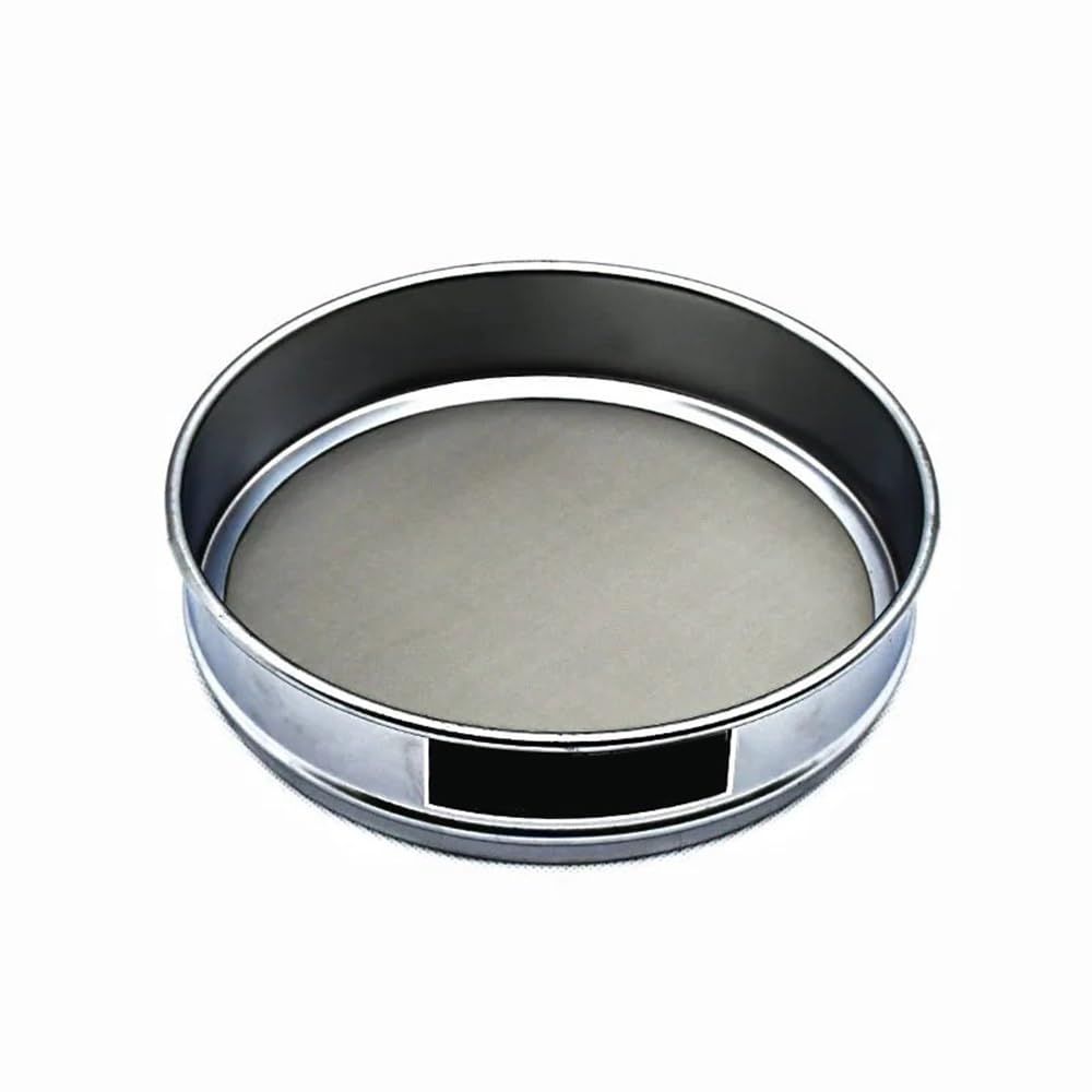11 szt. Zestaw sit laboratoryjnych 20 cm 0,075-60 mm | Zestaw sit do gleby z pokrywką i dolną miską do użytku laboratoryjnego