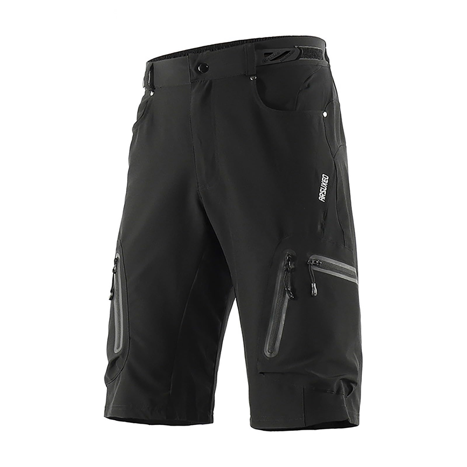 Short d'été 2026 pour homme - Short de randonnée pour homme - Décontracté - Avec plusieurs poches - Pour l'extérieur, le cyclisme, le cyclisme - Pantalon cargo 3/4