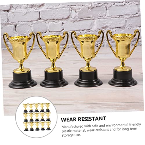 Toyvian 30 Pçs Troféu Brinquedos Esportivos Infantis Presentes Pretos Decoração Para Casa Mini Prêmi