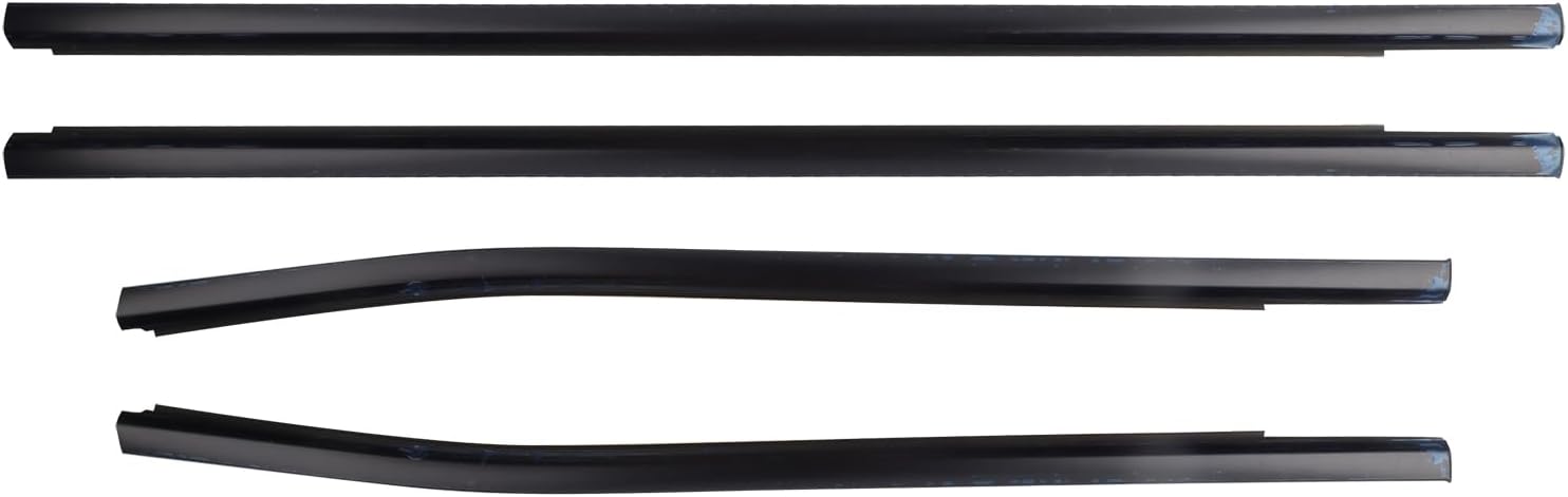 4PCS Weatherstrip Window Molding Trim Seal Belt Fit for 2011-2023 Ford Ranger, Repalce AB3926201A39AE AB3926201A38AE AB3Z2625555E AB3Z2625554F