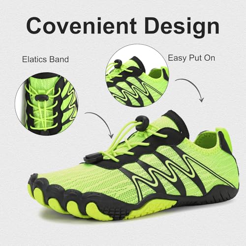 Barefoot Trail Shoes for Women Men,Unisex Pro Footwear Barefoot Shoes,Waterproof Trail Running Healthy & Non-Slip Barefoot Wide Toe Zero Drop Hiking Shoes2