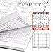 HIGHRAZON Baseball Softball Scorebook, 35 Games 9 Innings 8.5