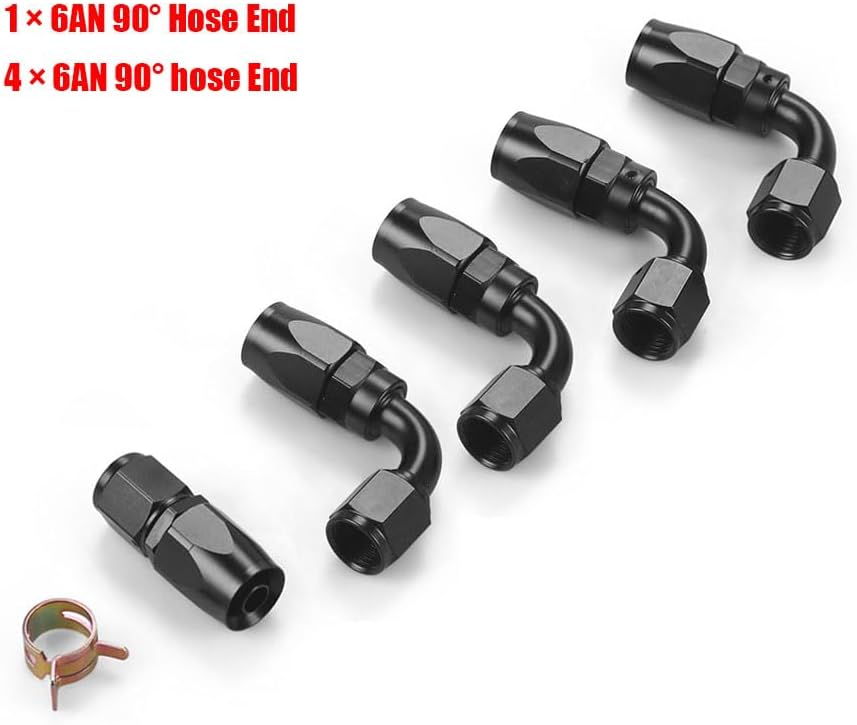 Universal Power Steering Pump Hose Kit Return to Reservoir Hose Kit for Pump Mount Reservoir Compatible with LS Swap LS1 LS3