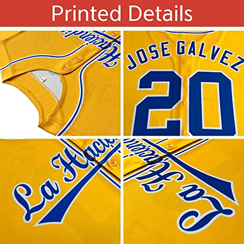 Camisa personalizada de béisbol hipster hip hop con botones para hombres, mujeres y jóvenes miniatura 5