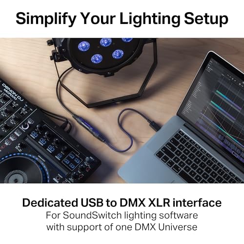 SoundSwitch Micro DMX Interface - Ultra-Compact USB to DMX Interface with 3-Month Free SoundSwitch Software Access by SoundSwitch - Image 3