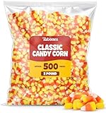 Bulk Classic Candy Corn 2 Pound Bag - Tri-Color Fall Candy Treats For Thanksgiving Parties & Decorations - Made With Real Honey - Approx. 500 Pieces