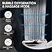 Cobbe High Pressure 8 Functions Shower Head with handheld - Powerful Detachable Shower Head Set for Low Water Pressure - Tool-less 1-Min Installation (Chrome)